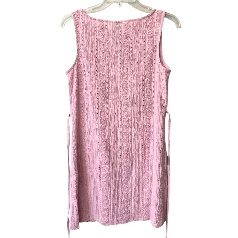 Wild Fable Sleeveless V Neck Knit Mini Dress Women Small Blush Pink Textured NWT - Picture 5 of 13